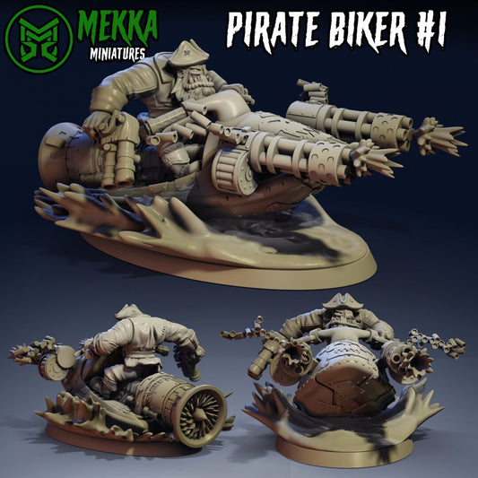 Pirate Ork Bikers x4 Resin Upgrade Parts alternate view 2