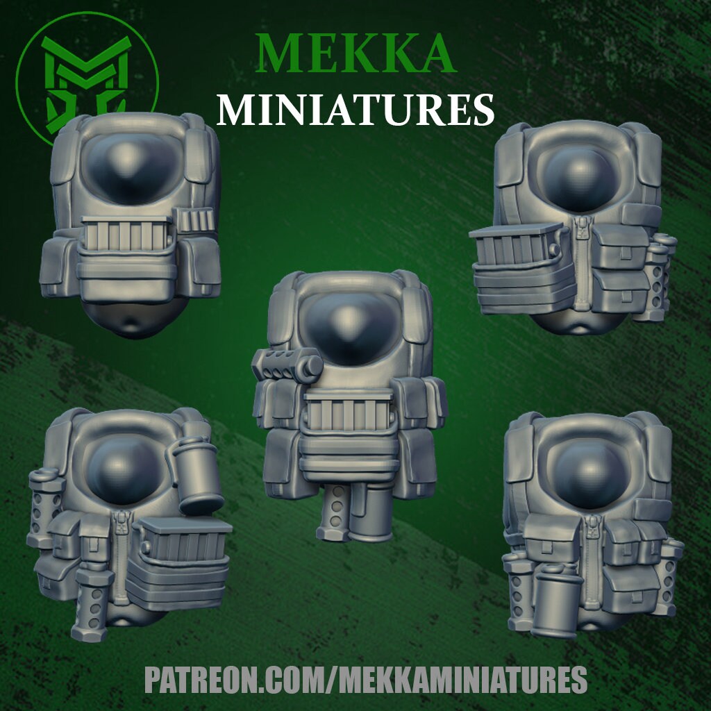 Ork Commando Bodies x10 Resin Upgrade Parts product image