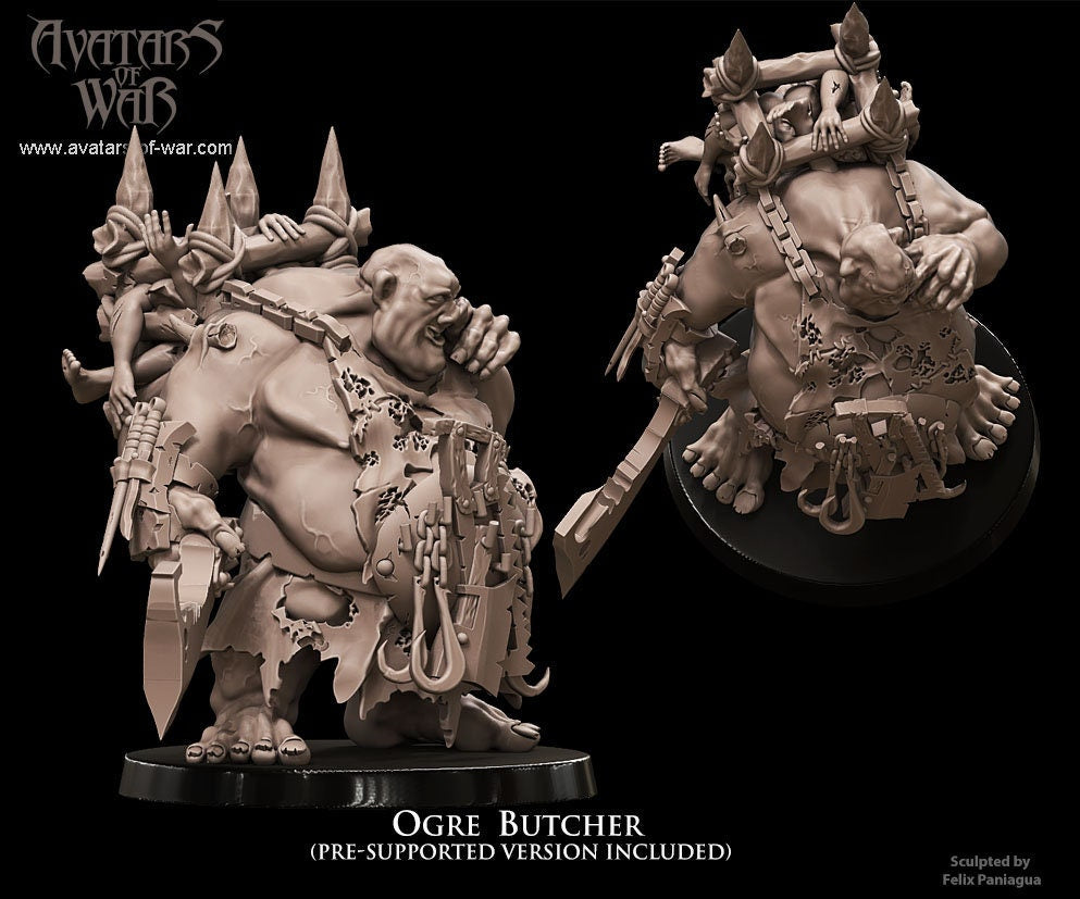 Ogre Butcher Resin Boss Miniature alternate view 2
