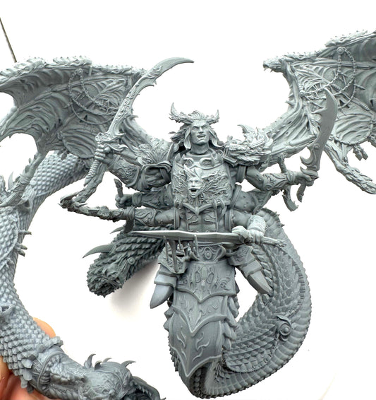 Giant Daemon Snake Resin Boss Miniature alternate view 2