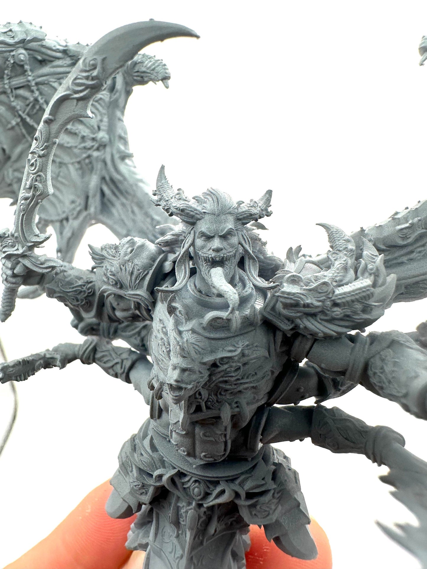 Giant Daemon Snake Resin Boss Miniature alternate view 5