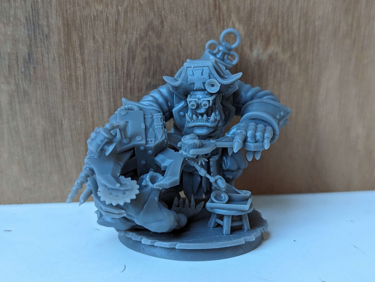 Ork Pirate Dokta Resin Miniature Figure alternate view 2