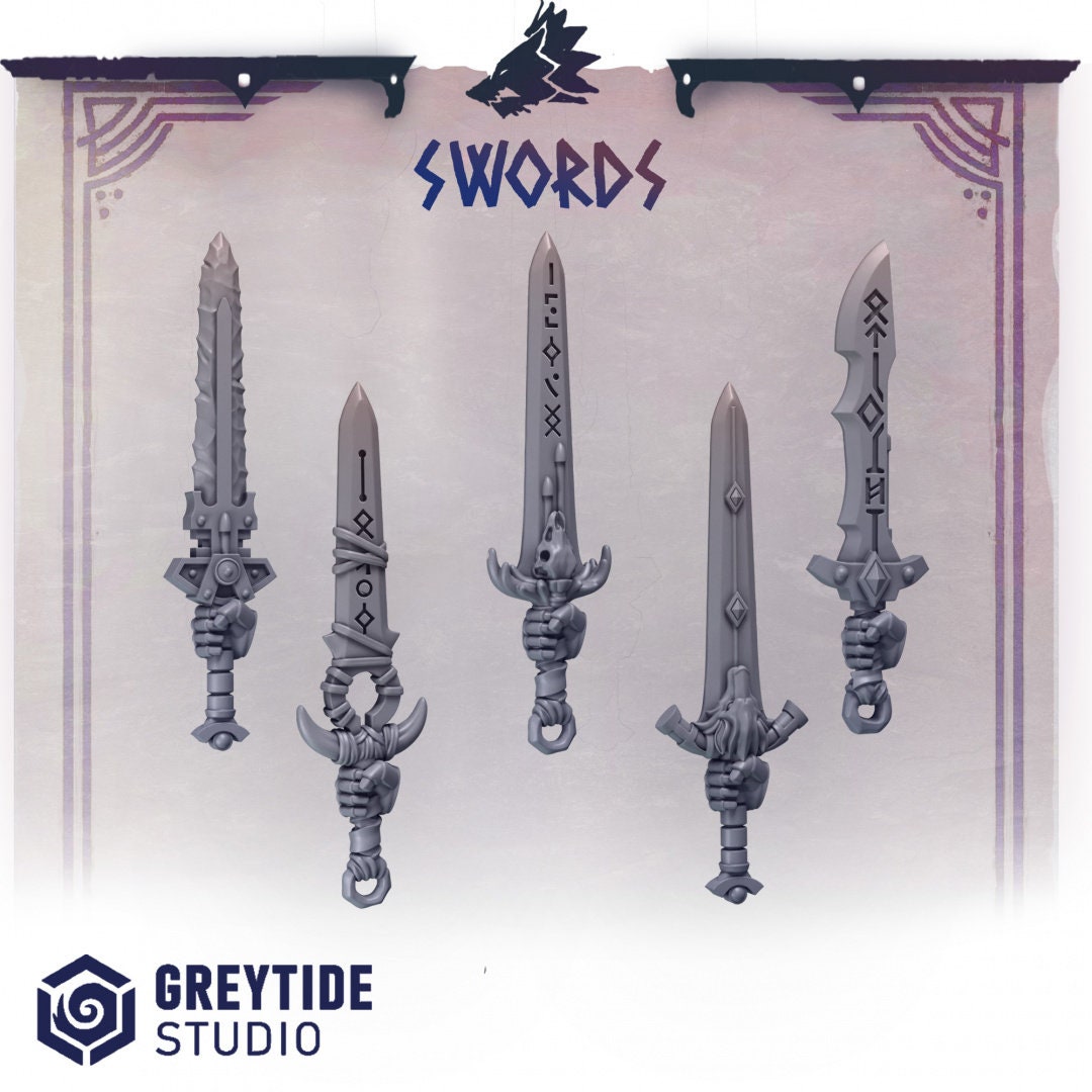 Swords x10 Resin Upgrade Parts product image