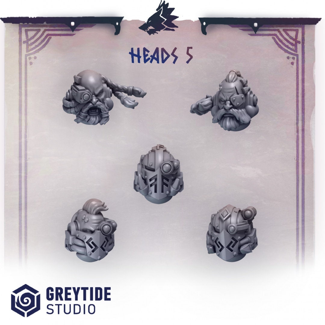 Helmets x10 Resin Upgrade Parts product image