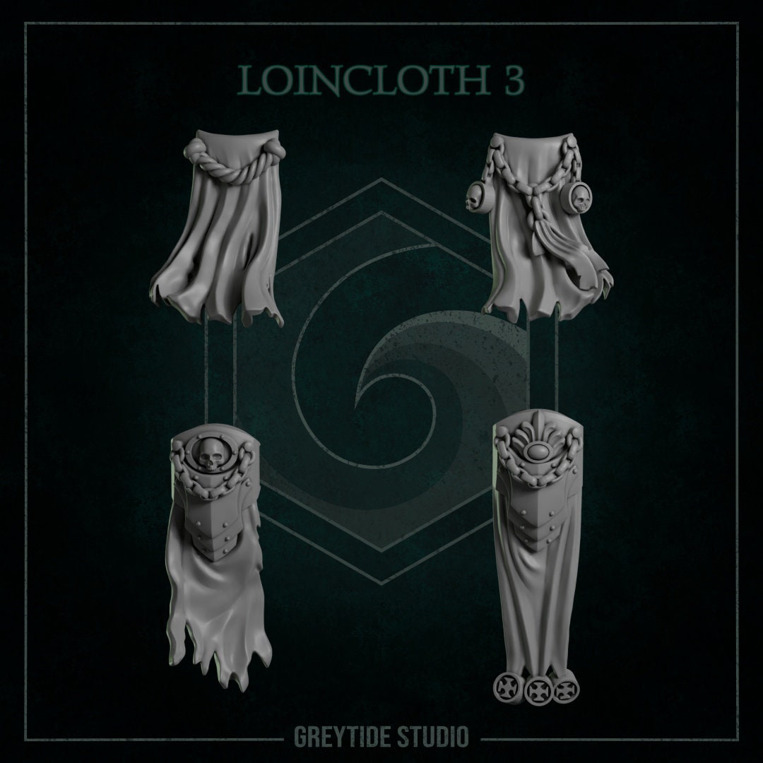 Loincloths x8 Resin Miniatures Set product image