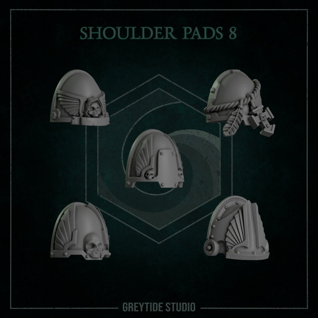 Angel Wing Shoulderpads x10 Resin Upgrade Parts product image