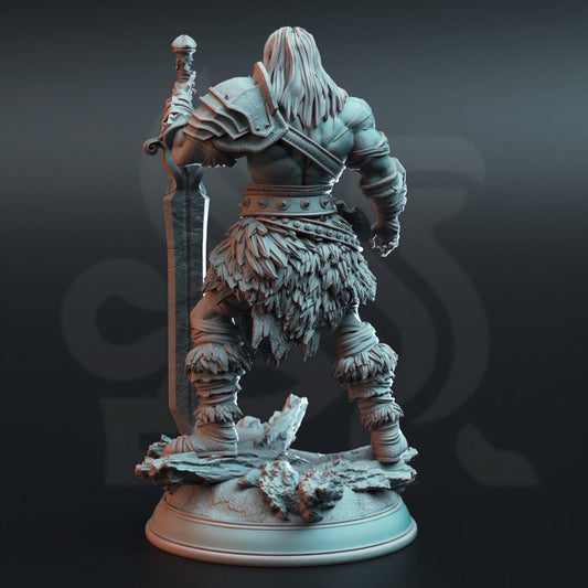 Goliath Giant Barbarian Resin Boss Miniature alternate view 2