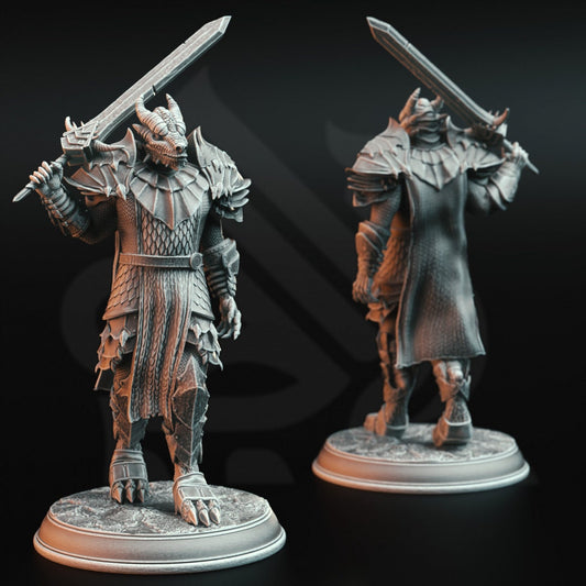 Dragonborn Warriors Resin Miniatures Set alternate view 2