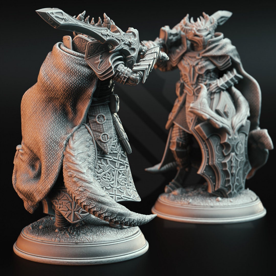Dragonborn Commander Resin Boss Miniature alternate view 2