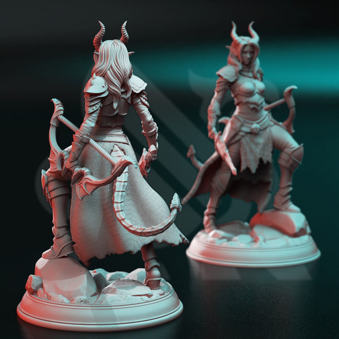 Tiefling Horizon Walker Ranger Resin Upgrade Parts alternate view 2