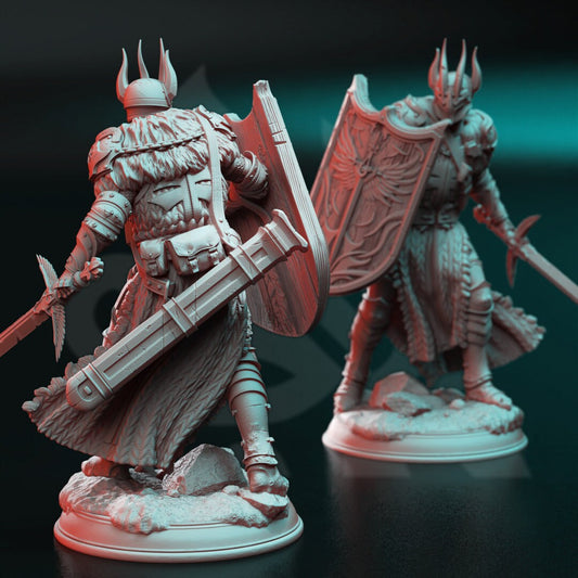 Divine Paladin of Conquest Resin Miniature Figure alternate view 2