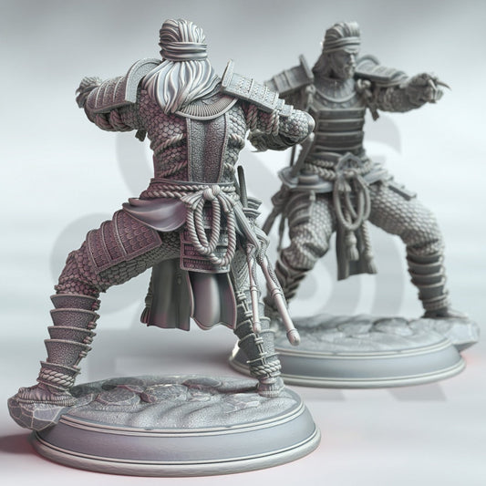 Samurai of the Serpent Resin Boss Miniature alternate view 2