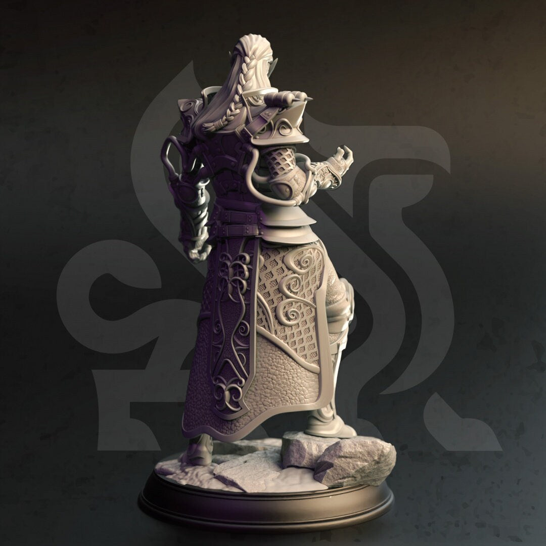 High Elf Artificer Resin Miniature Figure alternate view 3