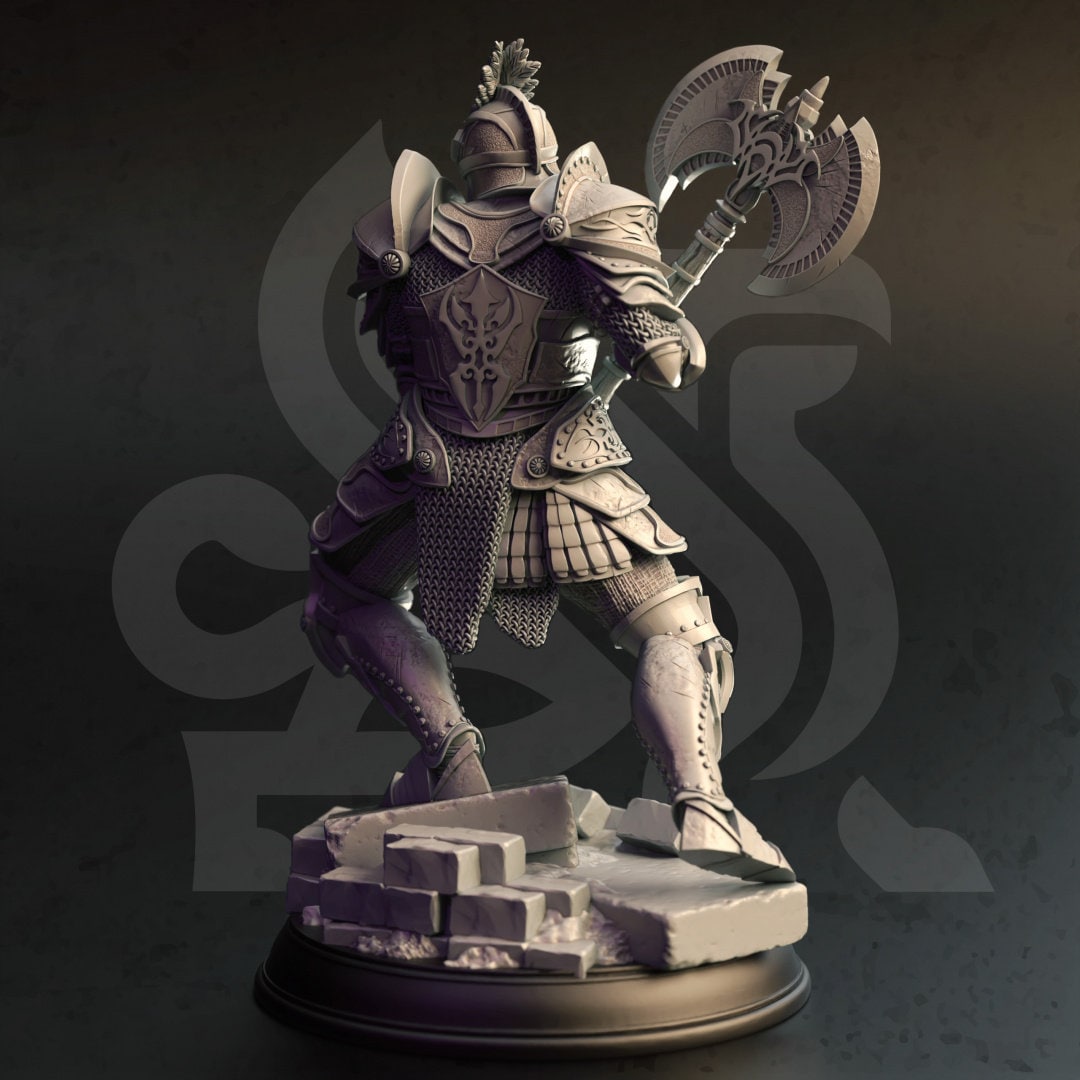 Goliath Knight Resin Boss Miniature alternate view 2