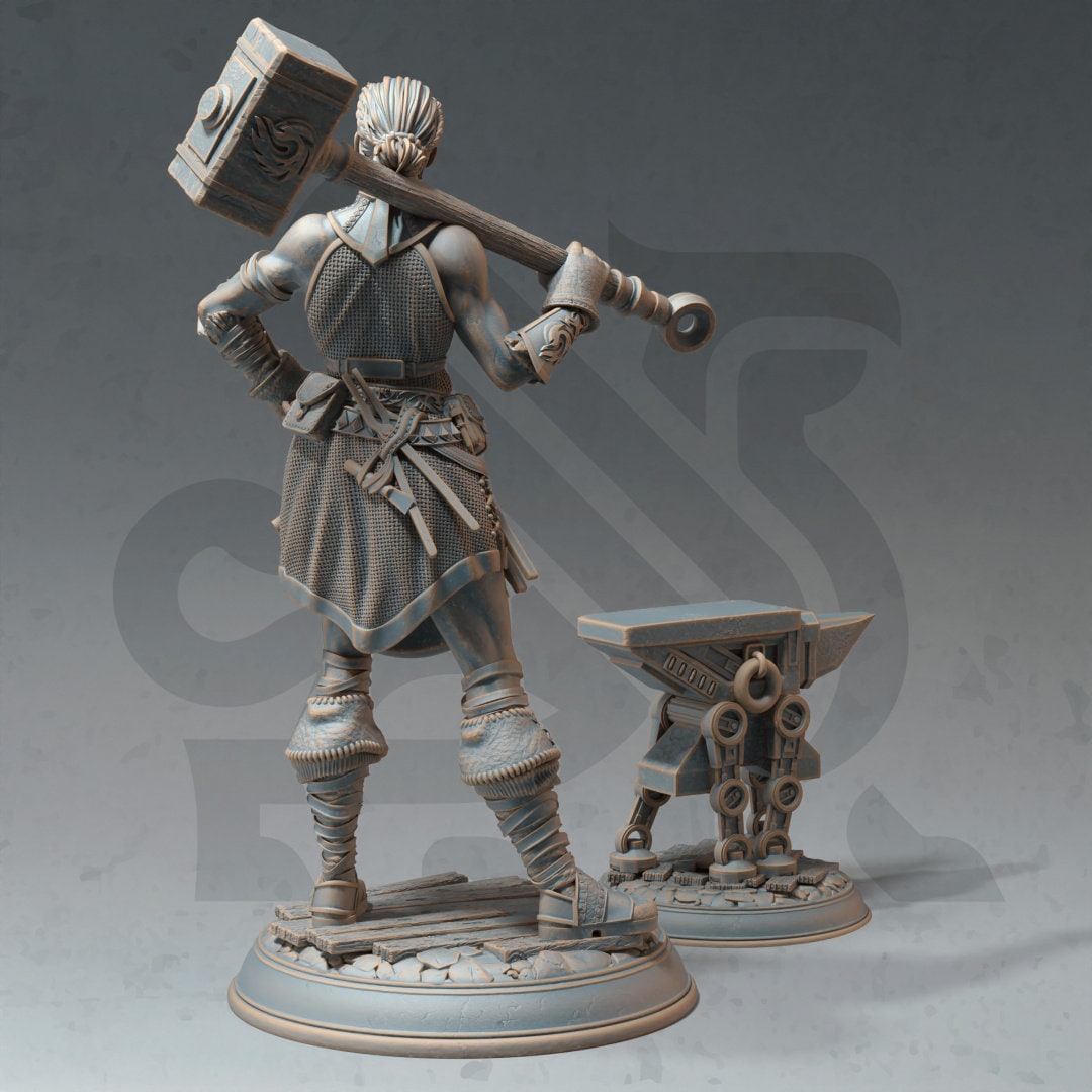 Forge Adept Artificer Resin Miniature Figure alternate view 2
