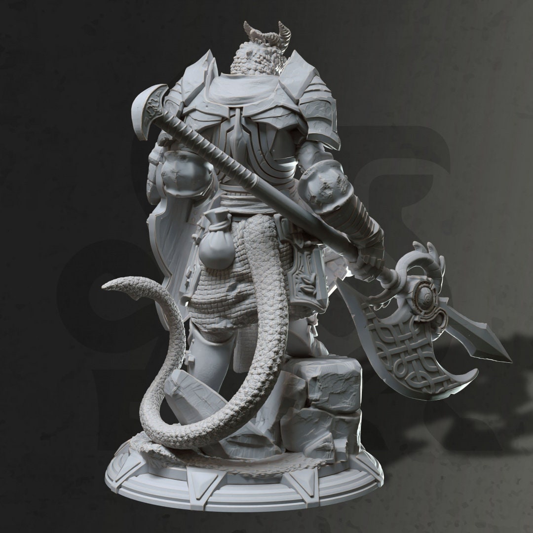 Dragon Knight Resin Boss Miniature alternate view 2