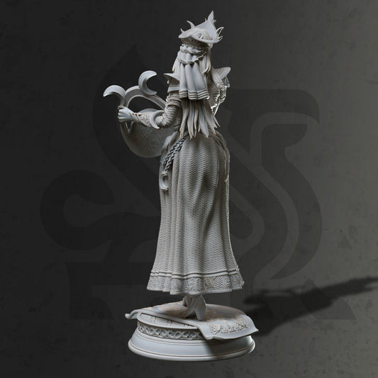 Lunar Goddess Resin Miniature Figure alternate view 2