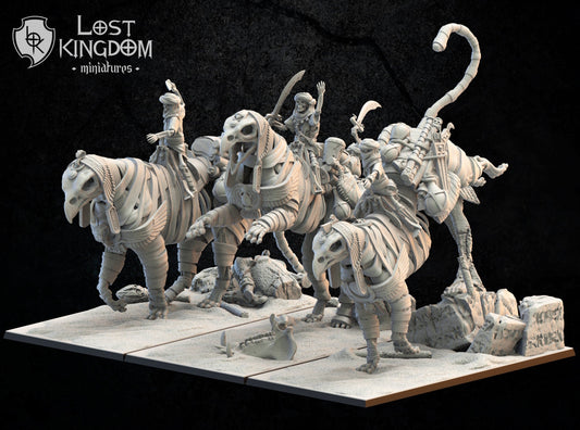 Sand Bedouins x3 Resin Miniatures Set alternate view 2
