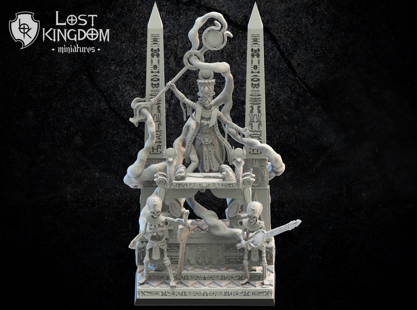 Amenophis on Canopic Altar Resin Boss Miniature alternate view 3