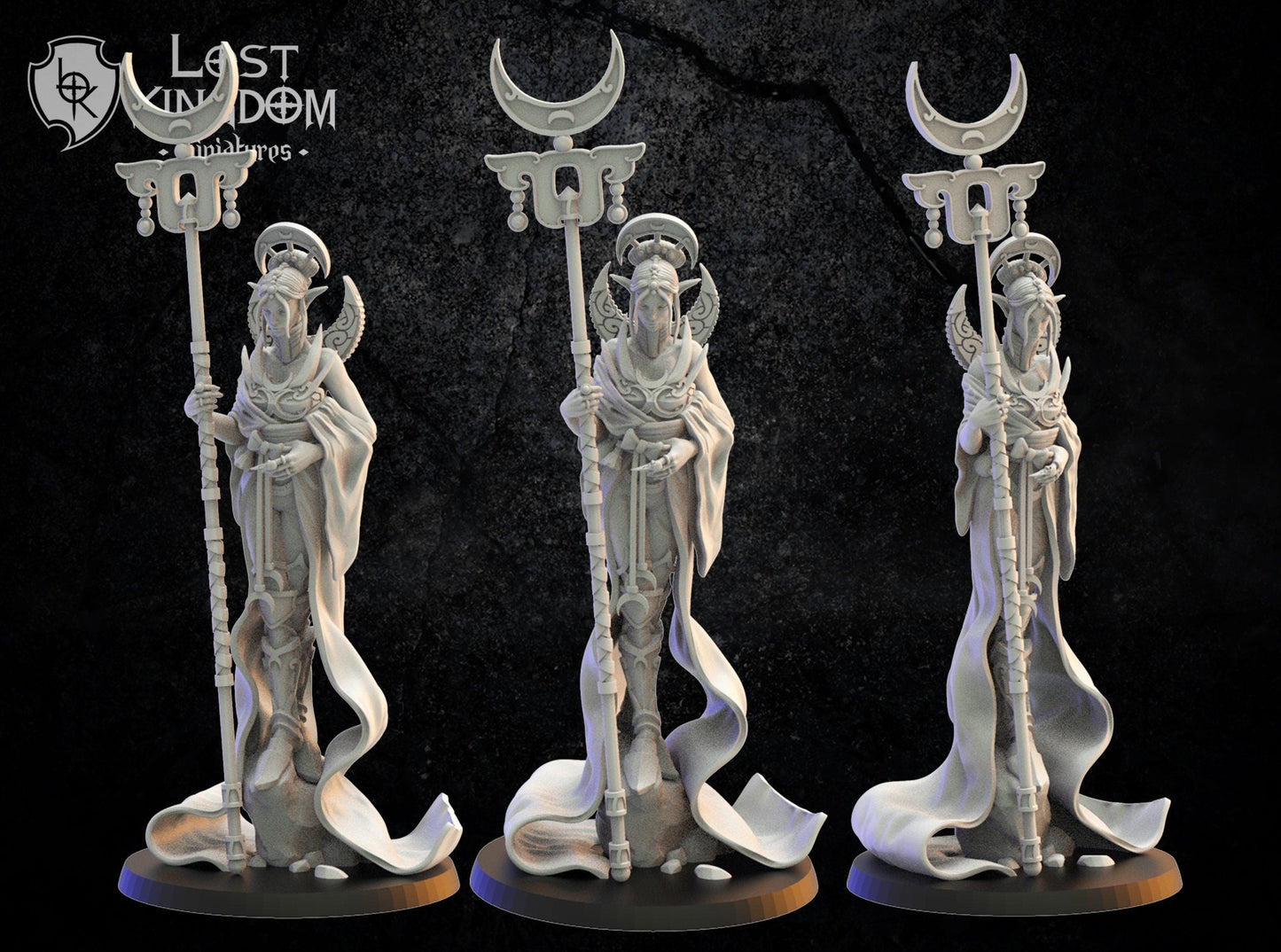 Kaguya, Moonlight Priestess Resin Boss Miniature product image