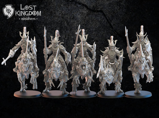 Kyoryu Knights x5 Resin Miniatures Set alternate view 2