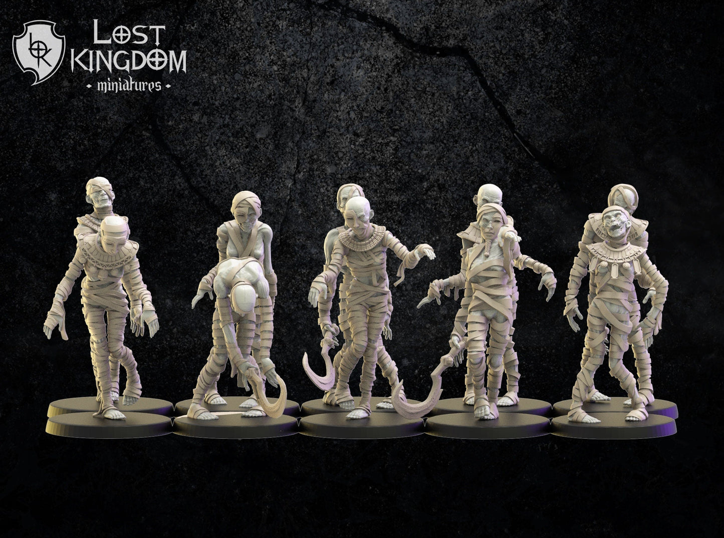 Damned Regiment x10 Resin Miniatures Regiment alternate view 3