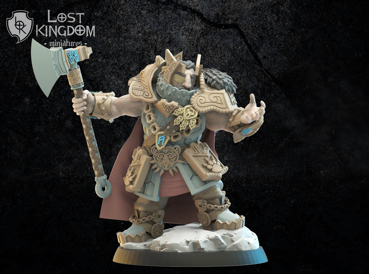 Thordin, One Eye Resin Boss Miniature alternate view 3
