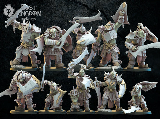 Urk Slaves x10 Resin Miniatures Set alternate view 2