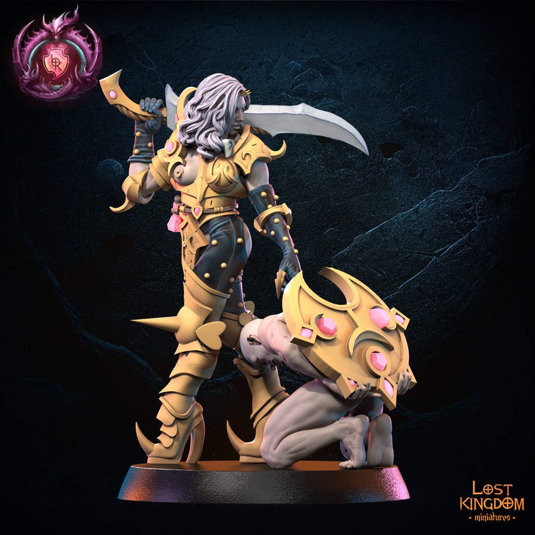 Jane Blanche, Depravation Heroine Resin Boss Miniature alternate view 2