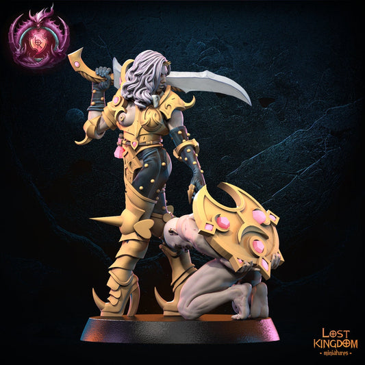 Jane Blanche, Depravation Heroine Resin Boss Miniature alternate view 2