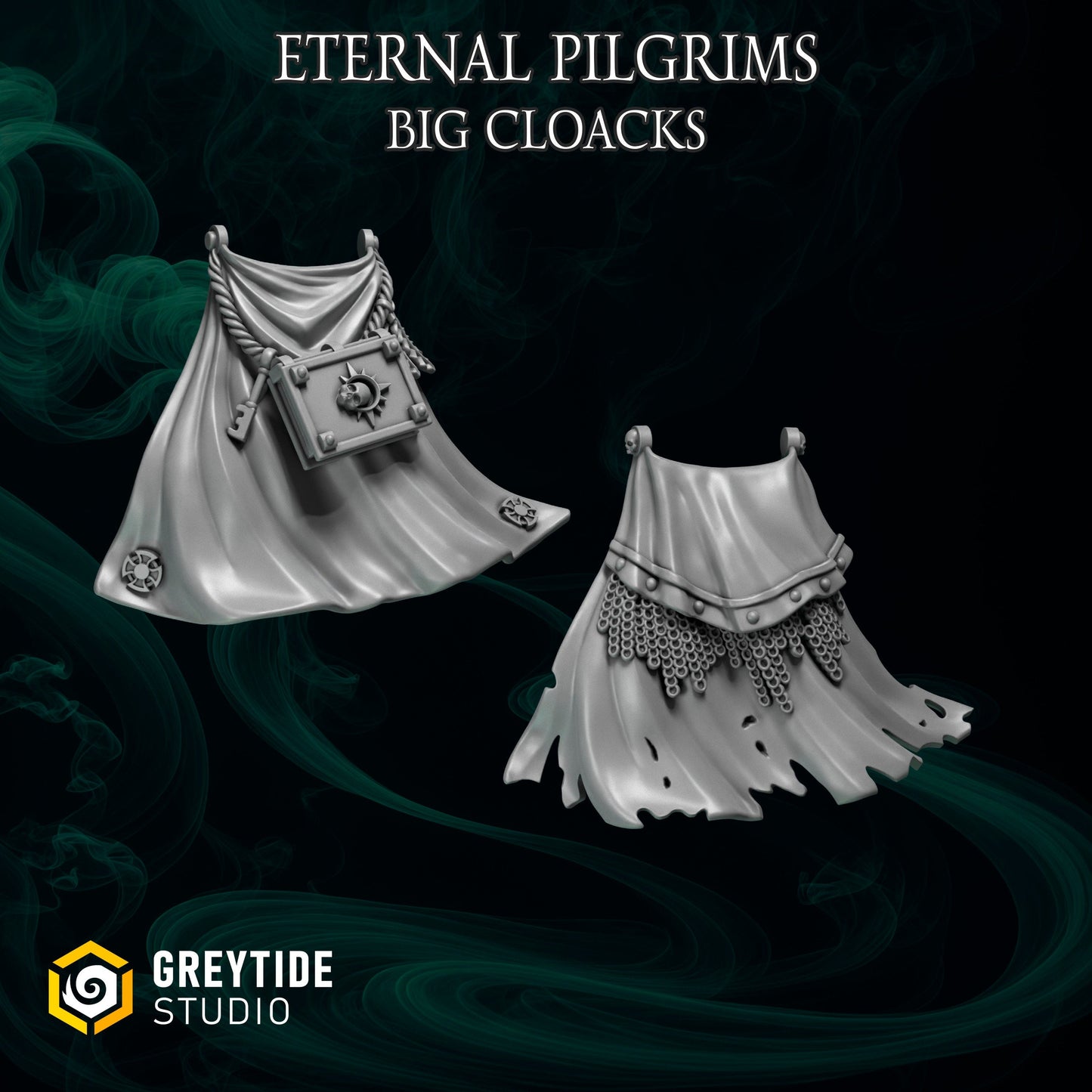 Eternal Pilgrim Big Cloaks x5 Resin Upgrade Parts product image