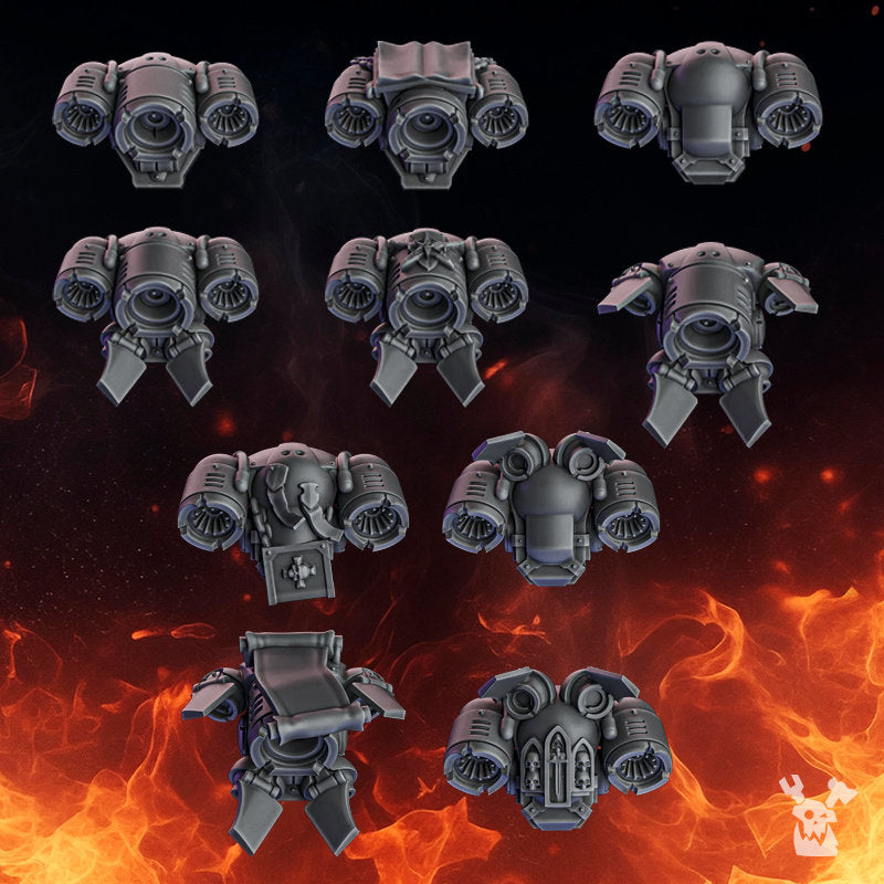 Pactum Aeternum Crusader Jetpacks x10 Resin Upgrade Parts product image