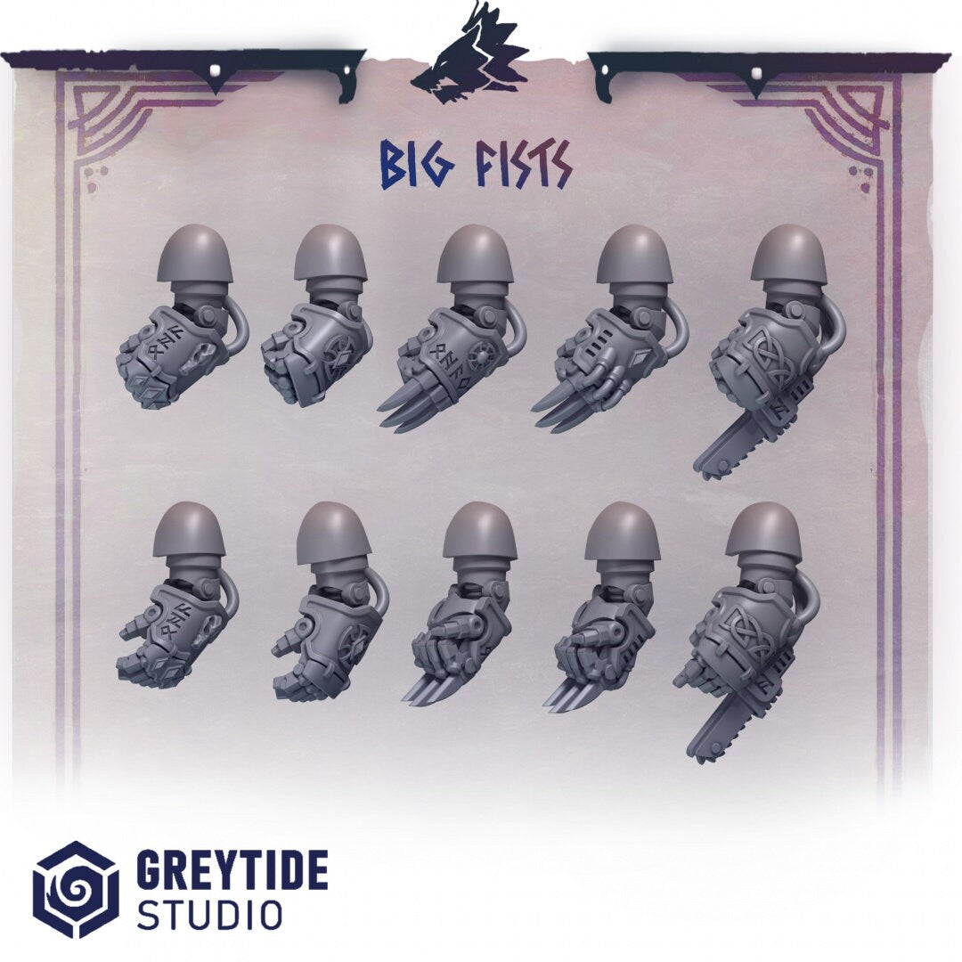 Big Fists x10 Resin Upgrade Parts product image