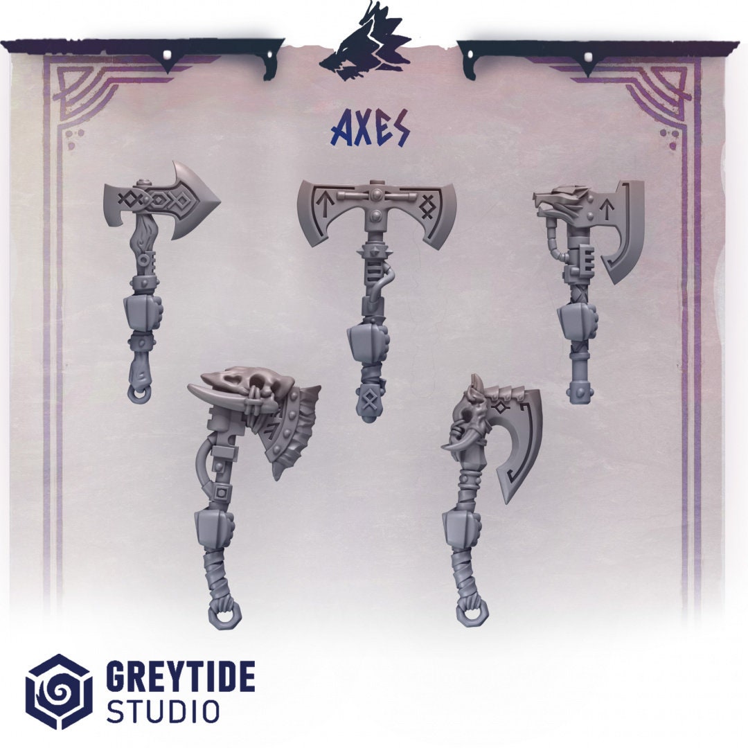 Axes x10 Resin Upgrade Parts product image