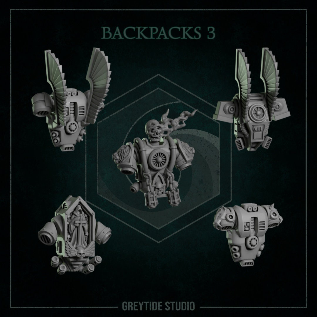 Backpacks x10 Resin Upgrade Parts product image