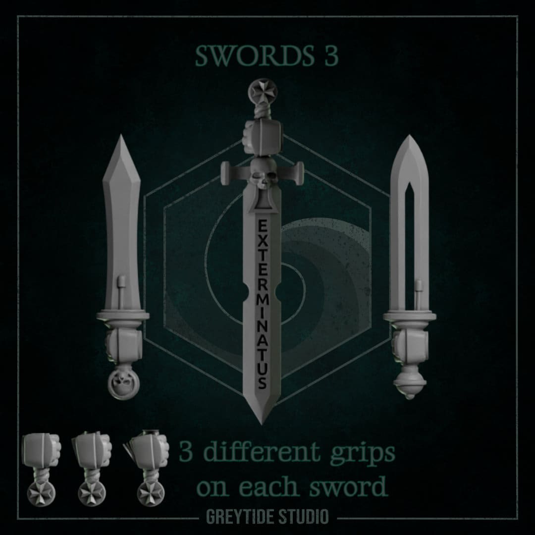 Gladius Swords x9 Resin Upgrade Parts product image