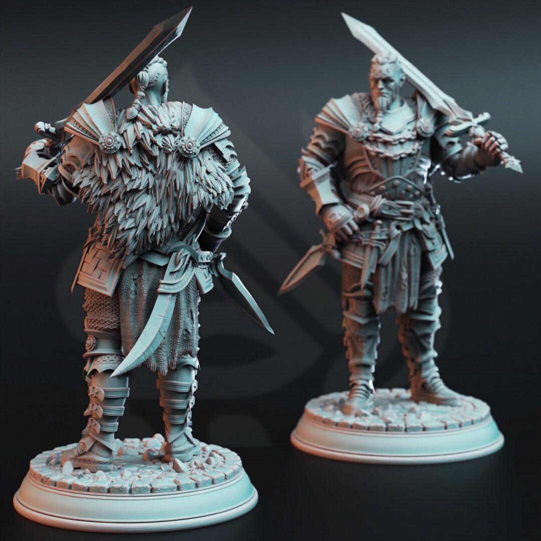 Goliath War Cleric Resin Boss Miniature alternate view 2