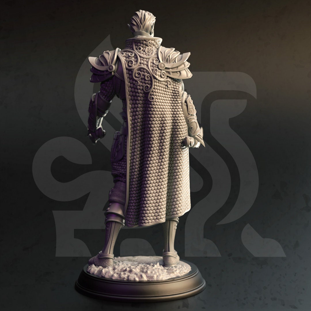 High Elf Arcane Trickster Resin Miniature Figure alternate view 2
