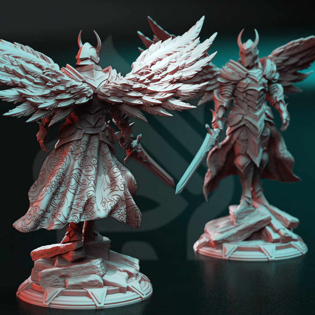 Arch Angel of Justice Resin Miniature Figure alternate view 2