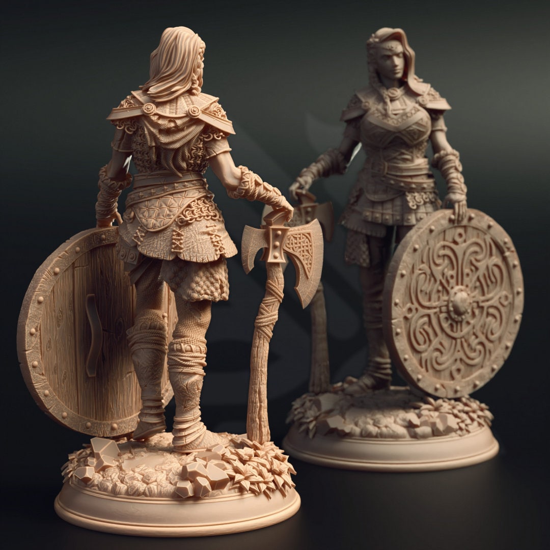 Elite Shieldmaiden Resin Upgrade Parts alternate view 2
