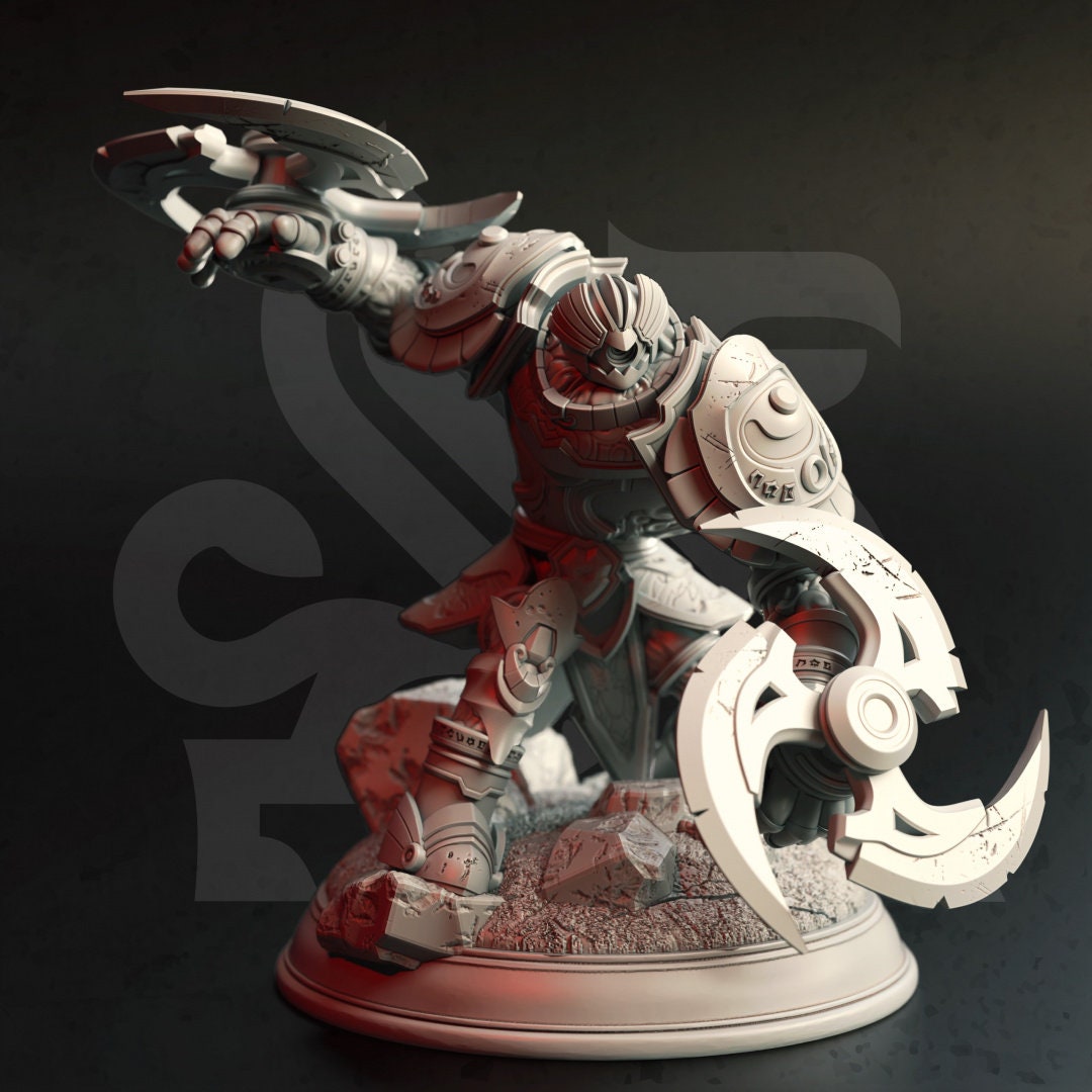 Arcane War Golem Resin Miniature Figure alternate view 3