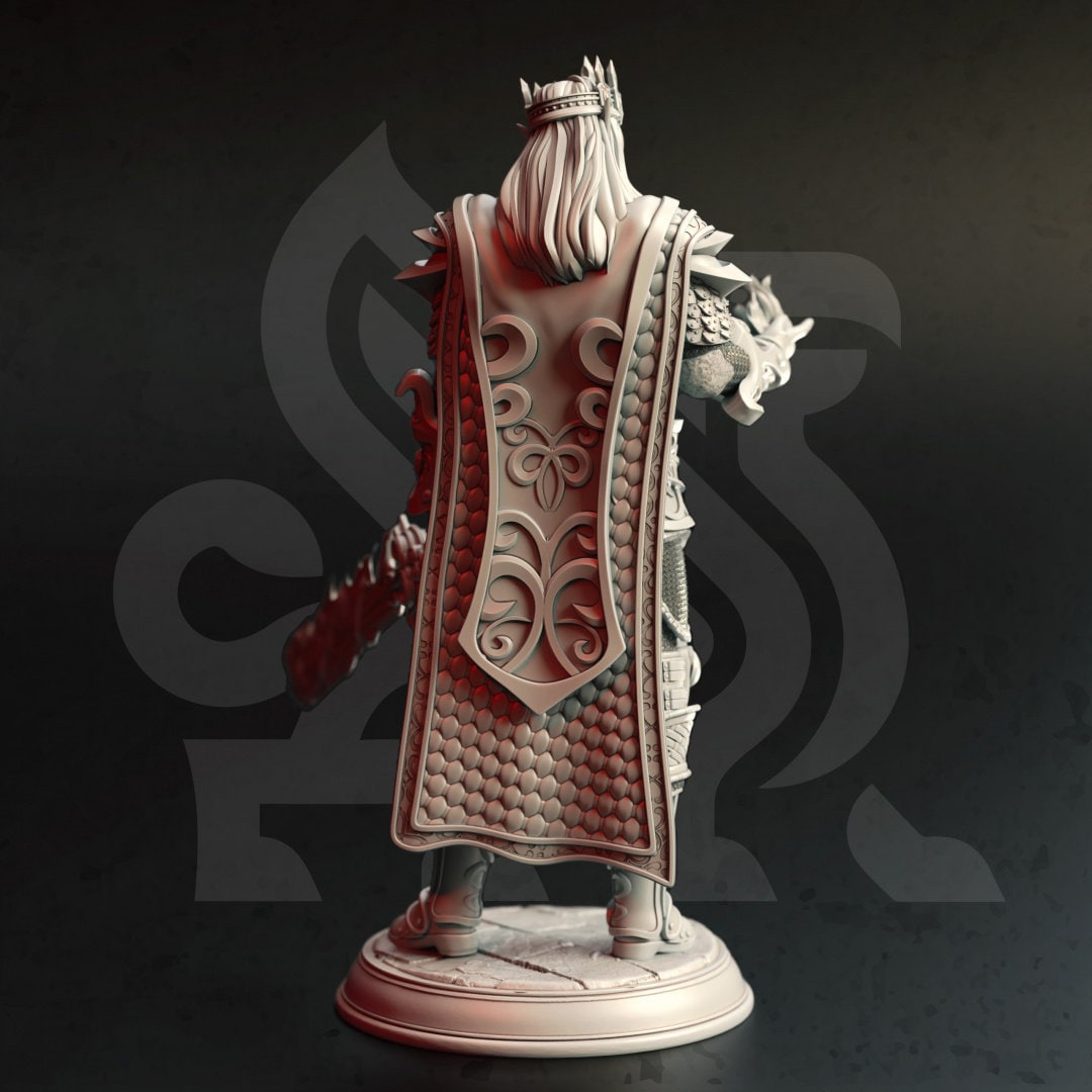High Elven King Resin Boss Miniature alternate view 2