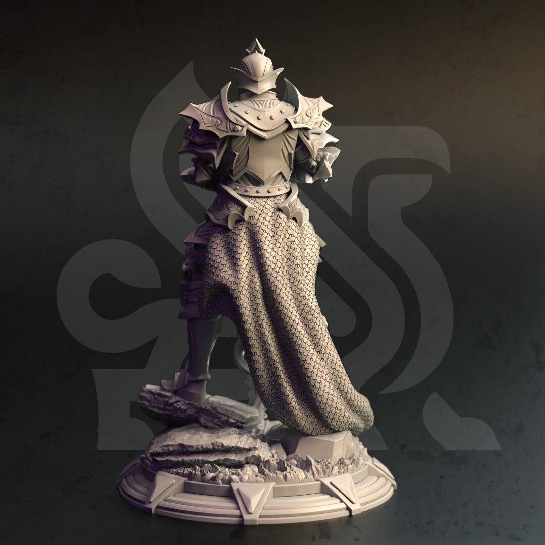 Arcane Paladin Resin Miniature Figure alternate view 3