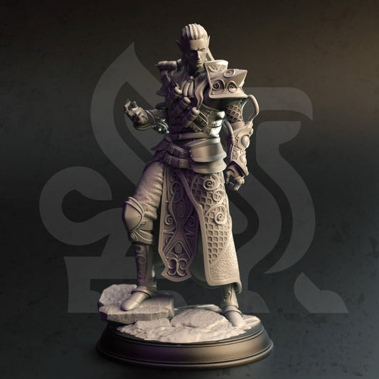 High Elf Artificer Resin Miniature Figure alternate view 2