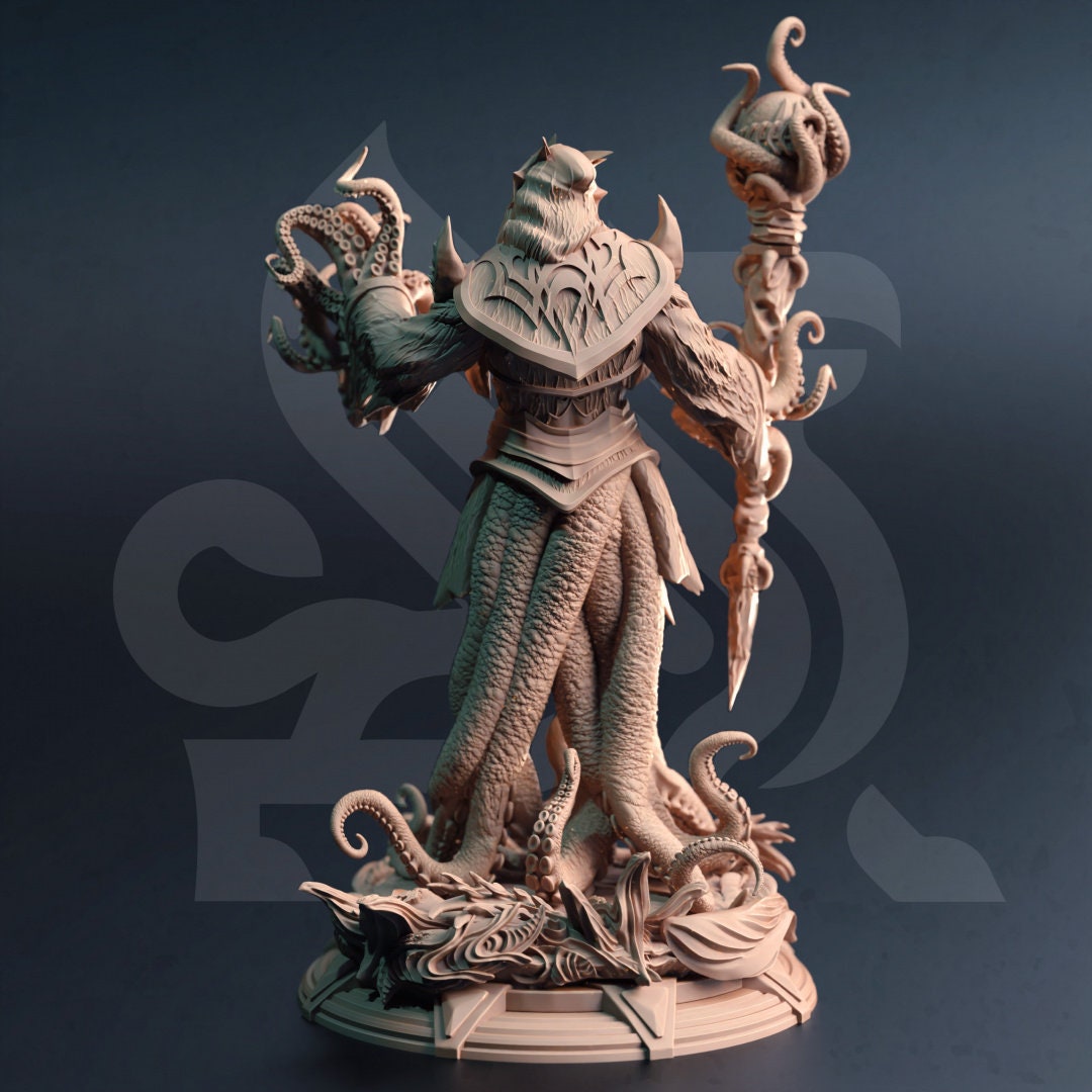 Dark Lord of the Depths Resin Boss Miniature alternate view 2