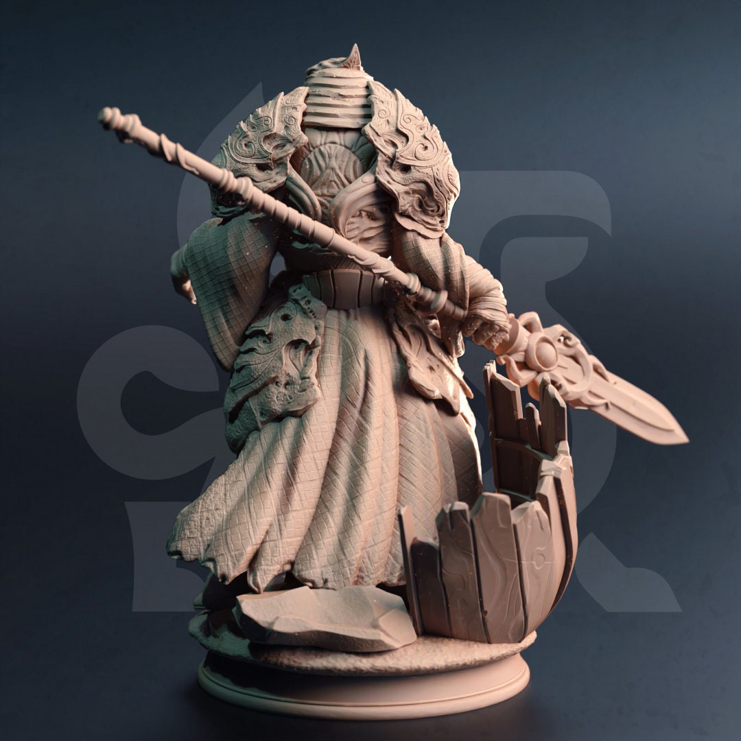 Deep Sea Aberration Guard Resin Miniature Figure alternate view 2