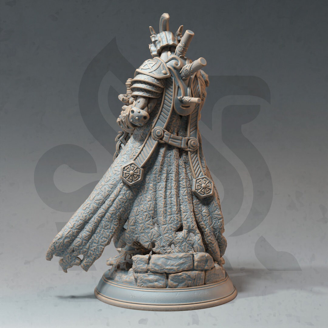 Automaton Champion Resin Miniature Figure alternate view 2