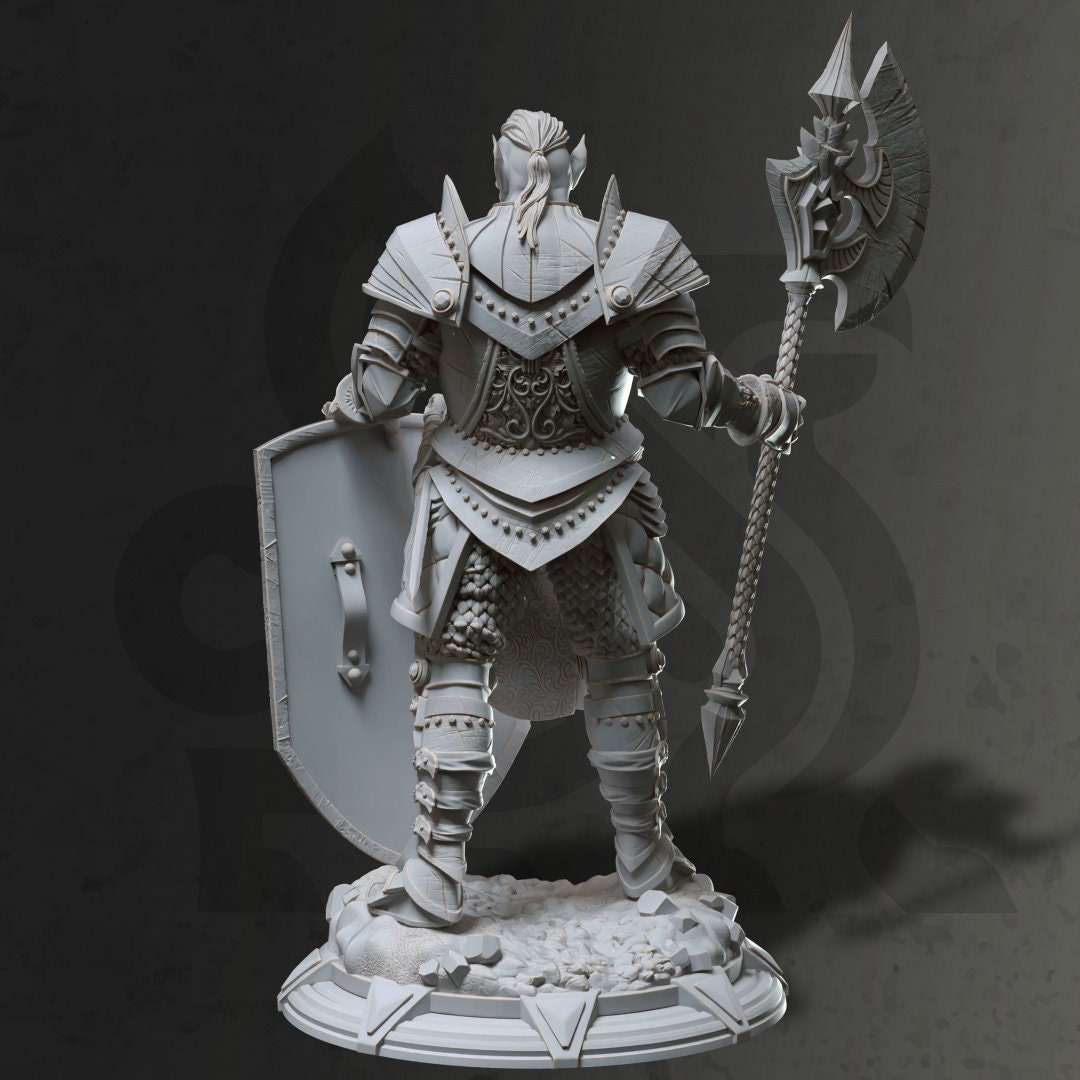 Orc Knight Resin Miniature Figure alternate view 2