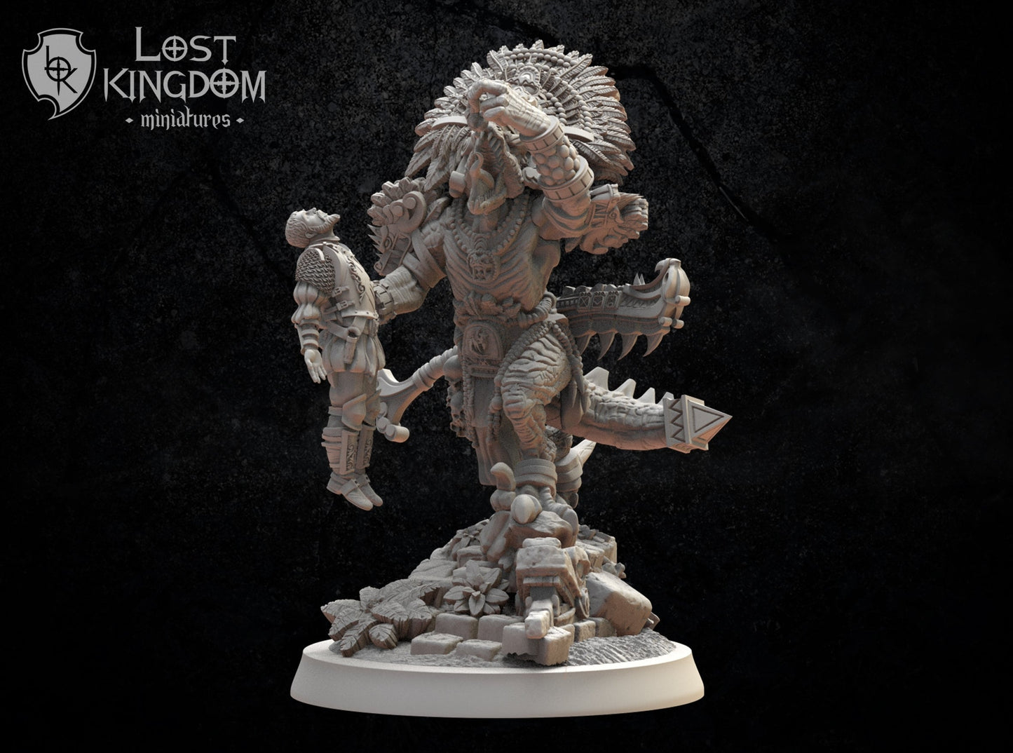 Coatl Guard General Resin Boss Miniature product image