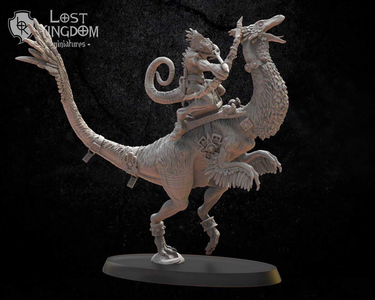 Chameleon Heroine Resin Boss Miniature alternate view 3